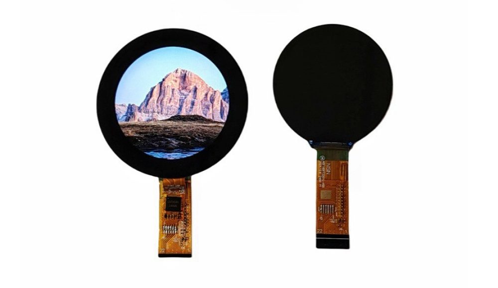 custom circular LCD display
